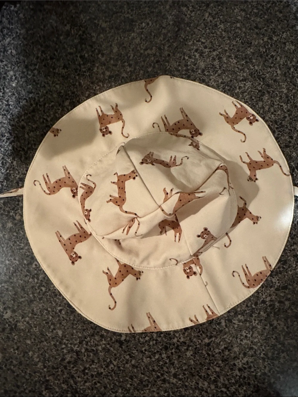 Rylee + Cru Floppy Swim Hat Leopard 6-12 mo